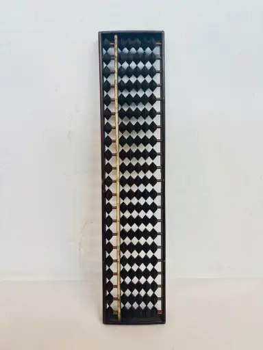 Antique original handmade wooden Abacus. 35x7x2cm