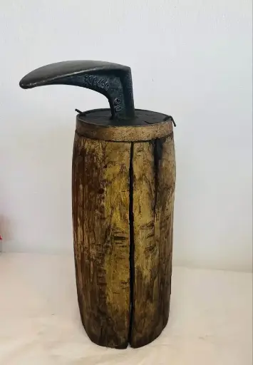 Antique Wooden & Metal Shoemaker Anvil. 48x25x15cm