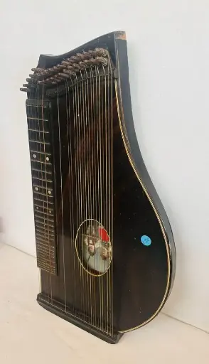 Antique Rare 1800’s German Zither/Concert Guitar. 55x29x7cm