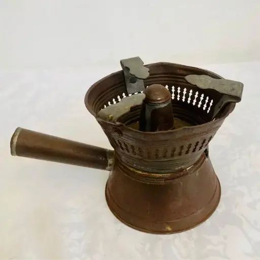 Antique metal stove(stamped) 20x13x12cm