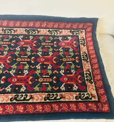 Vintage Handmade Persian Carpet. 169x82 cm